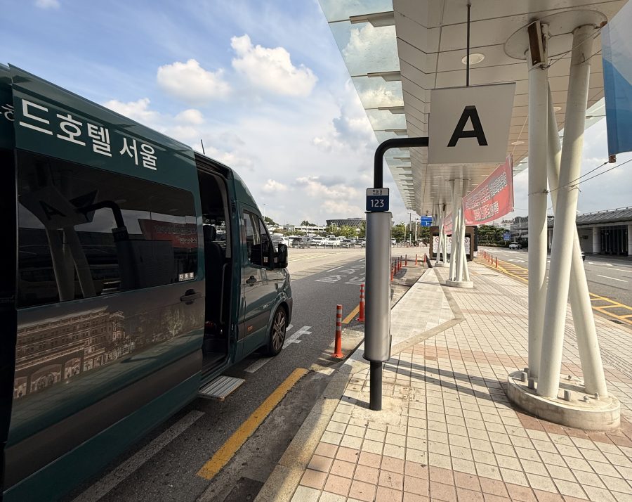 金浦空港国内線シャトルバス乗り場